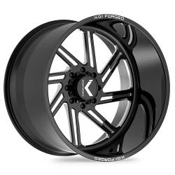 KG1 Wheels - KG1 Wheels KF011 Spool 20x10 6x135 -24mm Gloss Black Milled KF011201065GM - Image 1