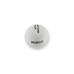 Hurst - Hurst 1631036 Classid Round Shift Knob Quarter Stick White 7/16-20 - Image 1