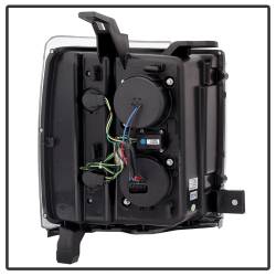 Spyder Auto - Spyder 5081032 Light Bar Headlights Black/Clear 15-16 Silverado 2500HD/3500HD - Image 3