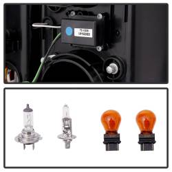 Spyder Auto - Spyder 5081032 Light Bar Headlights Black/Clear 15-16 Silverado 2500HD/3500HD - Image 6