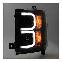 Spyder Auto - Spyder 5081032 Light Bar Headlights Black/Clear 15-16 Silverado 2500HD/3500HD - Image 7