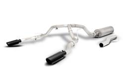 Gibson Performance Exhaust - Gibson Performance 65695B Black Elite Cat-Back Dual Split Exhaust System - Image 1