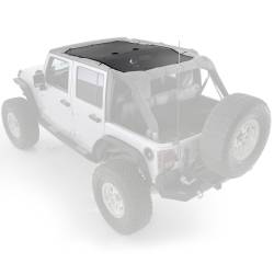 Smittybilt 95500 Cloak Extended Mesh Top for 07-18 Jeep Wrangler JK 4DR