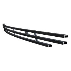 APS - APS Stainless Billet Bumper Grille Black for 09-10 Dodge Challenger GR04FFF08J - Image 2