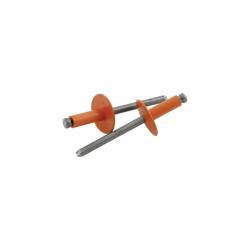 Allstar Performance - Allstar ALL18178 3/16" Large Head Rivet Steel Mandrel Orange - Image 1