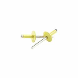 Allstar Performance - Allstar ALL18181 3/16" Large Head Rivet Aluminum Yellow - Image 1