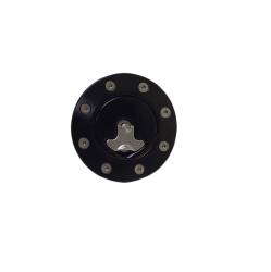 Ridetech - Ridetech 81000036 Fuel Tank Filler Neck & Locking Fuel Door Black Anodized Each - Image 1