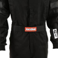 Racequip - RaceQuip 110002RQP One Piece Fire Racing Suit Black Small - Image 8