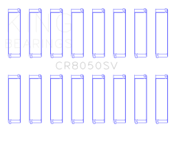 King Engine Bearings - King Bearings CR8050SV CONNECTING Rod Bearing SET for BMW S63N N63 S63 N63N - Image 2