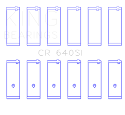 King Engine Bearings - King Bearings CR 640SI Connecting Rod Bering Set for Ford 240CI 3.9L 300CI 4.9L - Image 2