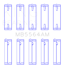King Engine Bearings - King Bearings MB5564AM0.5 MAIN Bearing SET for TOYOTA 3E - Image 2