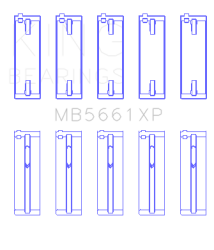 King Engine Bearings - King Bearings MB5661XP MAIN Bearing SET for AUDI/VW ADZ AWT APK BHP BPY AKS - Image 2