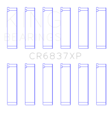 King Engine Bearings - King Bearings CR6837XP Connecting Rod Bearing Set for Honda J30 J35 - Image 2