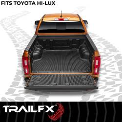 TrailFX - TrailFX THR5U16X 5' Bedliner Tub Drop-In Under Rail Black HDPE w/Tailgate Liner - Image 2