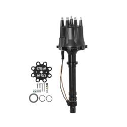 MSD - MSD Ignition 85555 Pro-Billet Distributor for Chevy Black V8 - Image 2