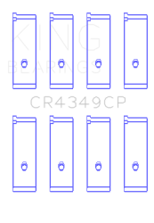 King Engine Bearings - King Bearings CR4349CP Connecting Rod Bearing Set for Toyota 1NZ-FE 2NZ-FE - Image 2