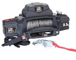 Bulldog Winch - Bulldog Winch 10065 9.5k Standard Series Winch w/Wire Rope - Image 1