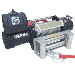 Bulldog Winch - Bulldog Winch 10047 15000 LB Truck Winch 80 Ft Wire Rope Roller Fairlead - Image 1