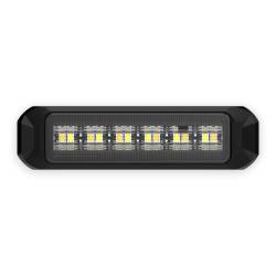 ARC Lighting - ARC Lighting BB6110B BuiltBright Work Bar Strobe 4" Surface Mount Amber/White EA - Image 1