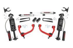 Rough Country Suspension Systems - Rough Country 54557RED 3" Vertex/V2 Suspension Lift Kit for 14-20 Ford F150 4WD - Image 1