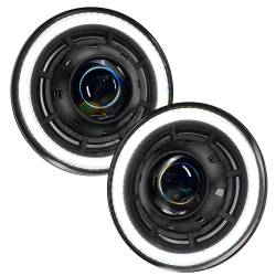 Oracle Lighting - Oracle 5876-001 Oculus 7" Bi-LED Projector Headlights for 07-18 Jeep Wrangler JK - Image 2