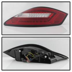 Spyder Auto - Spyder Auto 5083173 LED Red/Clear Taillights for 06-08 Cayman/Boxster - Image 3