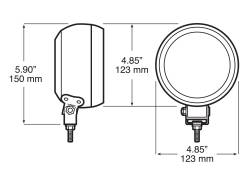Peterson - Peterson 907 Vehicle-Mounted Work Light - Image 4