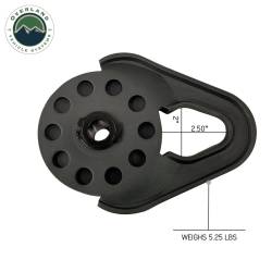 Overland Vehicle Systems - Overland Vehicle Systems 19139805 Snatch Block Pulley Standard Universal - Image 4