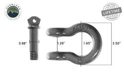 Overland Vehicle Systems - Overland Vehicle Systems 19019903 Recovery Shackle 3/4" 4.75 Ton Gray Universal - Image 6