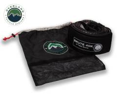 Overland Vehicle Systems - Overland Vehicle Systems 19079916 Tree Saver Tow Strap 40000lb Gry w/Storage Bag - Image 1