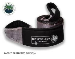 Overland Vehicle Systems - Overland Vehicle Systems 19079916 Tree Saver Tow Strap 40000lb Gry w/Storage Bag - Image 2