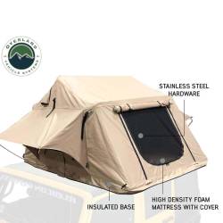 Overland Vehicle Systems - Overland Vehicle 18119733 LD TMBK-3 Tan/Green Roof Top Tent w/Annex & Ladder - Image 10