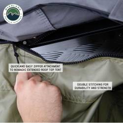 Overland Vehicle Systems - Overland Vehicle Systems 18539936 Nomadic3 Roof Top Tent Annex Room +Floor/Cover - Image 9
