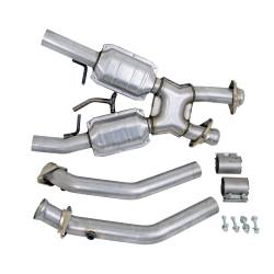 BBK Performance Parts - BBK Performance 1663 2.5" Long X-Pipe w/Converters 94-95 Mustang 5.0L - Image 99