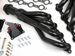 Trans-Dapt Performance - SWAP IN A BOX KIT-LS INTO 2WD 73-87 GM TRUCK/73-91 SUV AUTO TRANS BLK HEADERS - Image 2