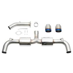 Injen - Injen SES1343ABTT Stainless Steel Axle-Back Exhaust System w/Burnt Titanium Tips - Image 2