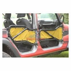 Steinjager - Steinjager Mesh Tube Door Covers Front-Yellow for Wrangler JL J0048360 - Image 2