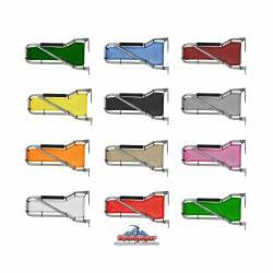 Steinjager - Steinjager Mesh Tube Door Covers Front-Dark Green for Wrangler JK J0043604 - Image 2