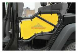 Steinjager - Steinjager Mesh Tube Door Covers Rear-Lemon Yellow for Wrangler JK J0041361 - Image 1