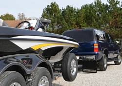 Rock Tamers - Rock Tamers 00108 Black/Stainless Mud Flap System 2" Hitch-Mount RV/Boat/Trailer - Image 9