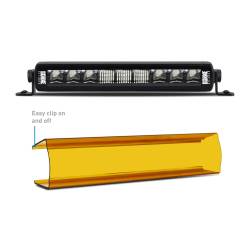 Mishimoto - Mishimoto BNLT-COV-SS10YL Borne Off-Road 10" Light Bar Cover Amber - Image 2