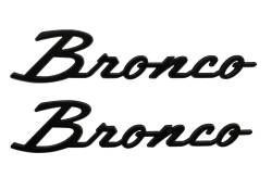 Ford Performance Parts - Ford Performance M-1447-BSGS Classic Script Fender Badge Gloss Black for Bronco - Image 35