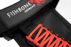 Fishbone Offroad - Fishbone Offroad FB55280 Paracord Grab Handles w/Three Straps Red - Image 2