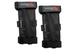 Fishbone Offroad - Fishbone Offroad FB55279 Paracord Grab Handles w/Three Straps Black - Image 1