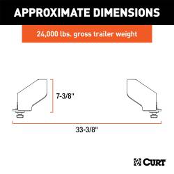 CURT - CURT 16017 Fifth Wheel Replacement Leg - Image 5