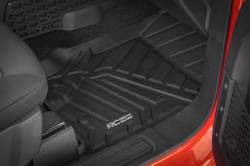 Rough Country Suspension Systems - Rough Country Front/Rear Floor Liners Black 21-25 Bronco 4DR FF-51602 - Image 5