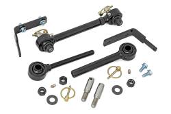 Rough Country Suspension Systems - Rough Country Front Sway Bar Links for 3.5"-6" Lift for Jeep JK/JL/JT 11020 - Image 1