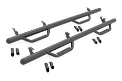 Rough Country Suspension Systems - Rough Country RCT0786CCB 3" Drop Step Nerf Bars Black for 07-21 Tundra CrewMax - Image 3