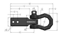 BulletProof Hitches - BulletProof ED30SHACKLE 3.0" Extreme Duty Receiver Shackle - Image 1