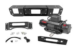 Rough Country Suspension Systems - Rough Country 51164 Front Hidden Winch Mount Kit w/Winch 21-26 Ford F150 - Image 1